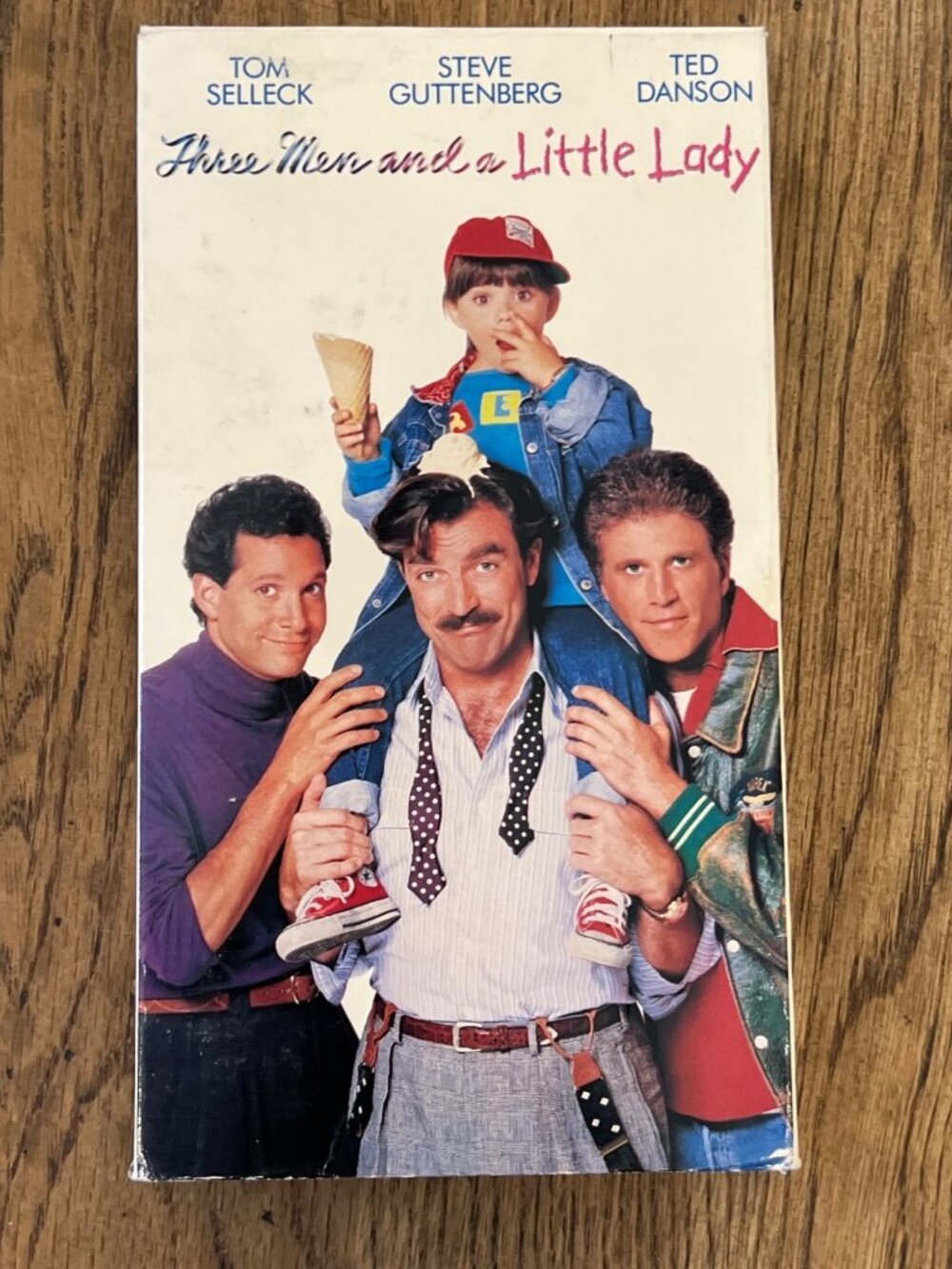 Three Men And A Little Lady 1990 Movie VHS Tom Selleck Steve Guttenberg Pre-Owne